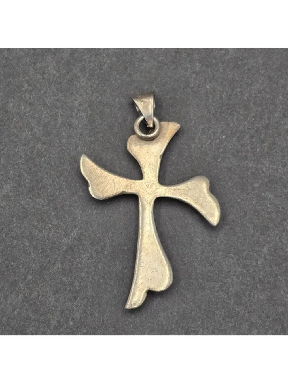 Vintage Taxco Sterling Silver Mexico Cross 2